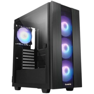 Korpuss Chieftec HUNTER 2 Vidus tornis melns, ATX/
