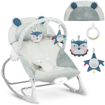 Ricokids 7328 bērnu šūpuļkrēsliņš ar vibrāciju, pe