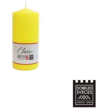CILINDRS - DZELTENS 67 x 150 mm Baltic candles Ltd