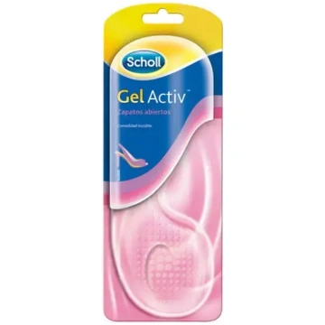 Scholl GelActiv Insoles for Open Shoes Size 35-40.