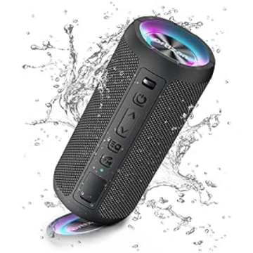 Ortizan Bluetooth Speaker with Light, Portable Blu