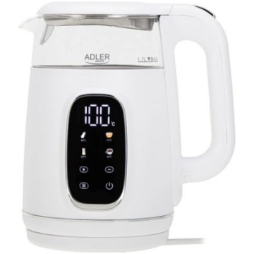 ADLER AD 1305 electric kettle white/silver