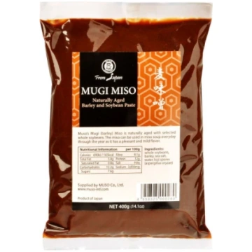 Muso miežu miso pasta Mugi Miso, 400g