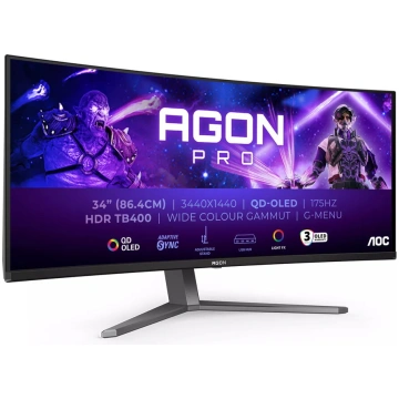 AOC AGON PRO AG346UCD monitors 34" QD-OLED 3440 x 
