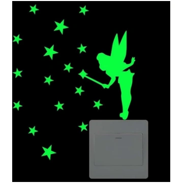 Sienas uzlīme | Glow in the Dark Switch Sticker | 