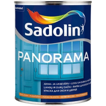 Sadolin Panorama Pusspīdīga ūdens bāzes krāsa, log