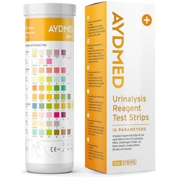 100 x Aydmed urīna analīzes testa sloksnes 10 para