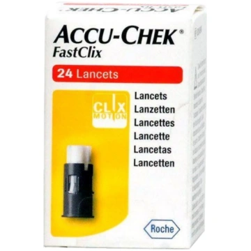 ACCU CHEK FASTCLIX 24 LANCETTE