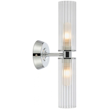 Sudraba krāsas sienas lampa Rimini – Markslöjd