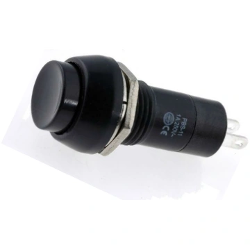 Switch: push-button; Pos: 2; SPST-NO; 1A/250VAC; O