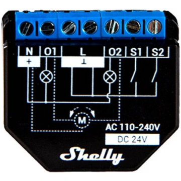 Shelly PLUS 2PM 2-channel Controller with Power me