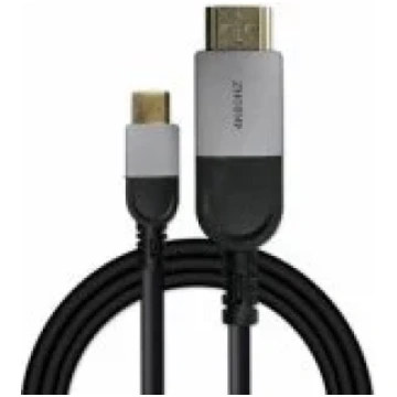 Qoltec Cable USB-C HDMI 4K 60Hz 2m Black aksesuārs