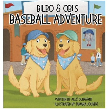 Bilbo and Obi"s Baseball Adventure Blue Balloon Bo