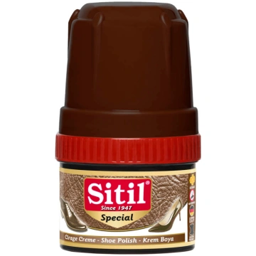 Apavu krēms SITIL 56002, 60ml, tumši brūns