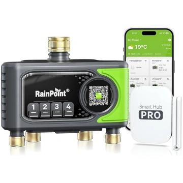 RAINPOINT Irigācijas dators WiFi 4 izejas, lietotn