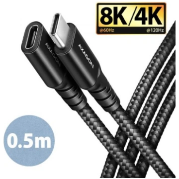CABLE USB-C EXTENSION 0.5M/BLACK BUCM32-CF05AB AXA