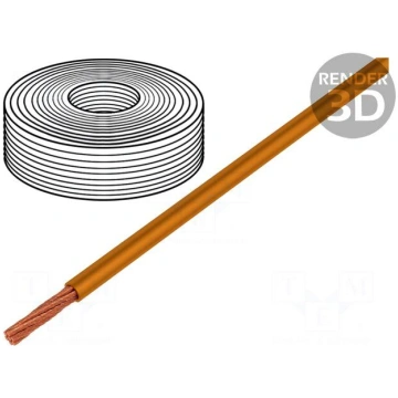 Wire | LifY | stranded | Cu | 1x0,25mm2 | PVC | or