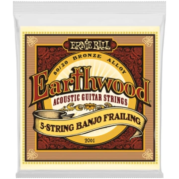2061 Earthwood 5-String Banjo Frailing Loop End 80