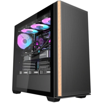 Darkflash DS900WS computer case (black) + 4 fans