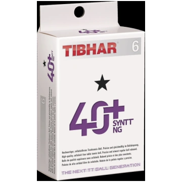 TIBHAR 40+ SYNTT * Galda tenisa bumbiņas, 6 gab