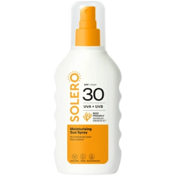 SOLERO SUN SPF30 mitrinošs saules aizsargsprejs 20
