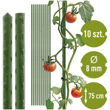 Bioogród Dārza Stabi - Tērauds, 0.75 m, Ø8 mm, 10 