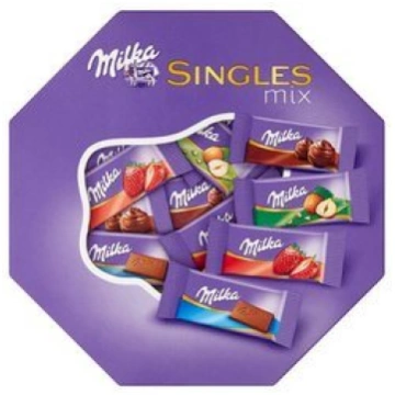 Konfektes, Milka Singles mix, 138g