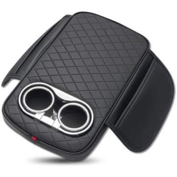 Auto roku balsta pārvalks no eko ādas ar glāžu tur