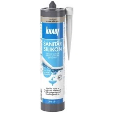 Silikons Knauf 300ml sanitārais smilšu pelēks