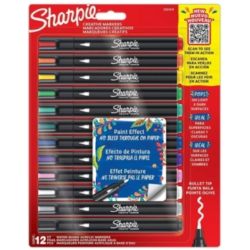 1x12 Sharpie Creative Marker Acrylic Ball Tip