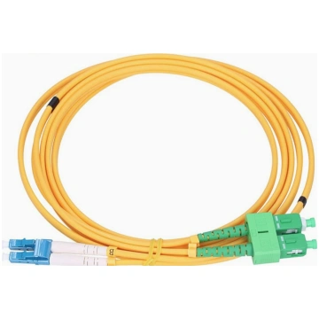 SC/APC-LC/UPC patch cord/ duplex/ SM/ 1m, LSZH Ele