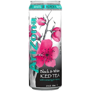 ARIZONA Black n White Iced Tea, bundžā 650ml