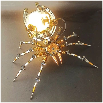 3D puzles SPIDER - metāla puzles modelis no nerūsē