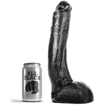 ALL BLACK - DONG 29 CM CURVADO