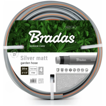 Laistīšanas šļūtene Bradas, Silver Matt, 125 mm, 2