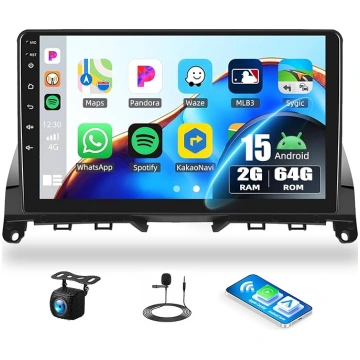 CAMECHO 2G+64G Android 15 Autoradio für Mercedes-B