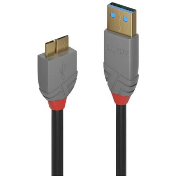 Lindy USB 3.0 Type A/Micro-B Anthra Line M/M 1m 36