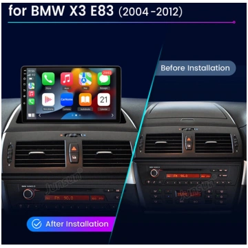 android auto radio junsun bmw x3 e83 2004-2012 gps