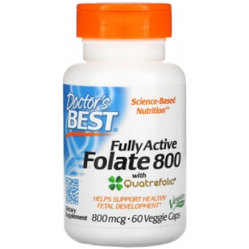 Fully Active Folate 800 with Quatrefolic 800 mcg D