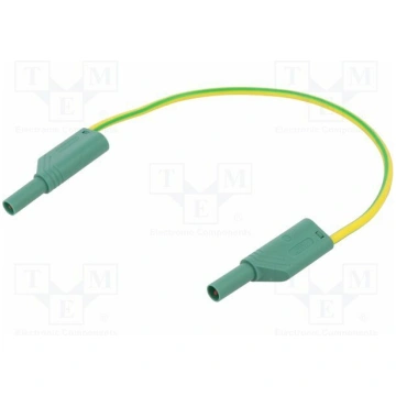Test lead; 32A; banana plug with axial socket 4mm,