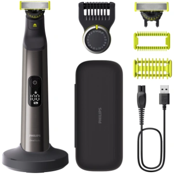 Philips OneBlade Pro 360 Seja + ķermenis, tumši pe