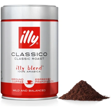 Illy Classico Blend maltā kafija MOKA kafijas kann