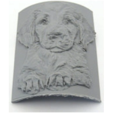 Clay Pottery Stamp featuring Labrador Dog Texture 
