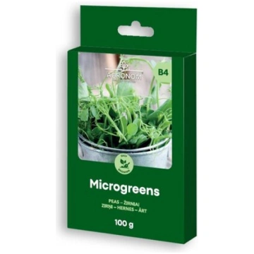 Mikrozaļumi zirņi 100 g Agronom