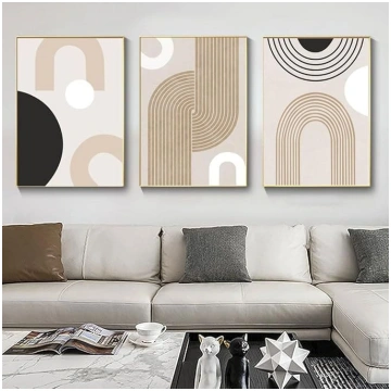HEHGGVCF komplekts 3, Modern Abstract Art Sienas b