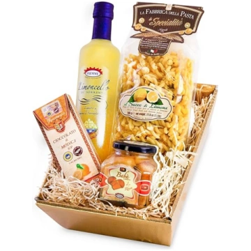 Amalfi itāļu delikatešu dāvanu grozs ar Limoncello