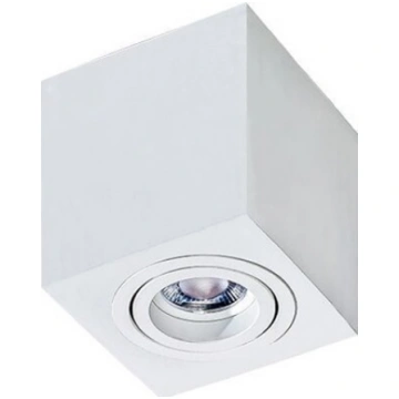 Lampa sufitowa Azzardo Plafon BRANT SQUARE white (