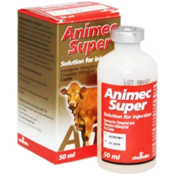 ANIMEC SUPER INJ. // Ivermectine+ Clorsulon // sim