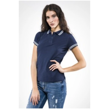 POLO SISSI DONNA COLLETTO RIGATO E0425 Sottozero