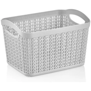 Kosz na pranie LA-KA-PE BASKET 6.6L KNIT M-083 ICE